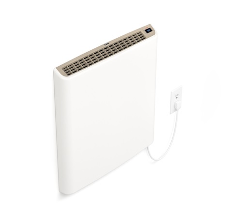 electric wall heaters, like the Envi Heater,