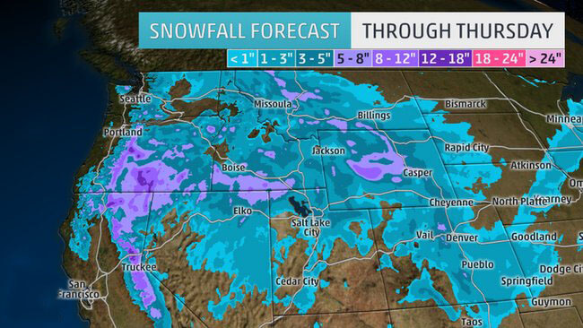 Snowfall forecast