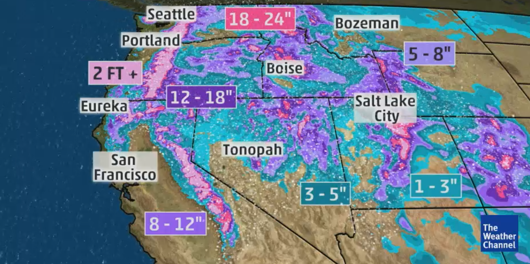 Snow Fall in Northwest